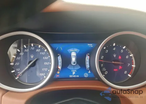 2019 Maserati Ghibli S z USA, uszkodzony, nr VIN ZAM57YTA4K1324968